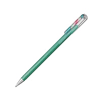 #ぺんてる ボ－ルペン DualMetallic ターコイズグリーン＋メタリックレッド＆グリーン 1.0mm  K110-DMD