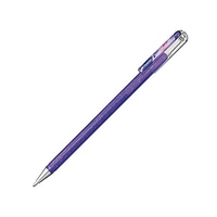 #ぺんてる ボ－ルペン DualMetallic ライトバイオレット＋メタリックレッド＆ブルー 1.0mm  K110-DMV