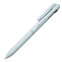 #ぺんてる 油性ボールペン Calme多機能 0.3mm ライトブルー軸 2色＋シャープペンシル BXAW333S2