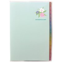 #レイメイ藤井 ダイアリー 26カラーインデックスダイアリー日曜始まり 12月はじまり ブルー RFD2653A