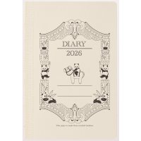 #レイメイ藤井 ダイアリー 26竹紙ダイアリー 12月はじまり グレー RFD26111N