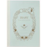 #レイメイ藤井 ダイアリー 26竹紙ダイアリー 12月はじまり ブルー RFD26104A