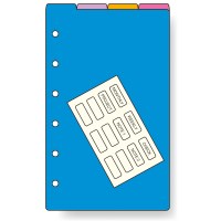 #レイメイ藤井 リフィル カラーインデックス･（縦型4区分） ポケット  DPR1374