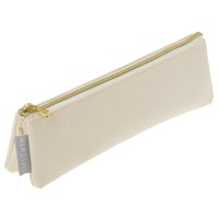 #レイメイ藤井 収納用品 自立する薄型ペンケースOriTate  アイボリー FY1382W