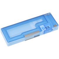 #レイメイ藤井 収納用品 3ポケット筆入･キャパレット  ブルー FB1390A