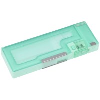 #レイメイ藤井 収納用品 3ポケット筆入･キャパレット  グリーン FB1390M