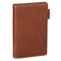 #レイメイ藤井 手帳 システム手帳･オイルレザー ポケット ダークブラウン JDP1411E