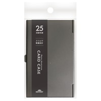 #レイメイ藤井 身辺雑貨 アルミカードケース 25枚収納 マットブラック CHA1507MB