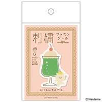 #ヒサゴ(国内販売のみ） シール mizutama･刺繍ワッペンシール  メロンソーダ UTN344