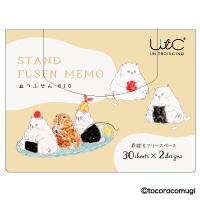 #ヒサゴ(国内販売のみ） 付箋 立つふせんBIG  罫線･フリースペース おまかせおにぎりにゃんこ UTN353