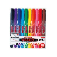 #三菱鉛筆 (国内販売のみ)ペイントマーカー プロッキー10色セット  PM120T10CN