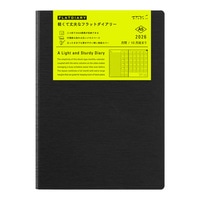#デザインフィルミドリ(国内販売のみ） 26年度版 フラットダイアリー A5 黒 22389006