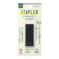#デザインフィルミドリ(国内販売のみ） 事務小物 XS･コンパクトホッチキス  黒 35638006