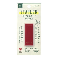 #デザインフィルミドリ(国内販売のみ） 事務小物 XS･コンパクトホッチキス  えんじ 35640006