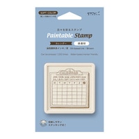#デザインフィルミドリ(国内販売のみ） 印章用品 スタンプ 浸透印  カレンダー･月曜始まり･茶 35695006