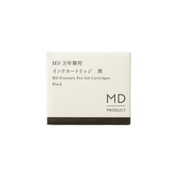 #ミドリ 万年筆 MD万年筆用 カートリッジ   黒 38080006