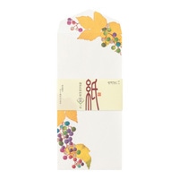 #デザインフィルミドリ(国内販売のみ） 秋の彩り 封筒034 4柄入  秋の実柄 81034006
