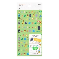 #ミドリ (国内販売のみ)シール 達成 動物柄