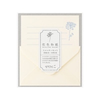 #デザインフィルミドリ(国内販売のみ） レター ミニレターセット･花色和紙  白 86937006