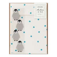 #デザインフィルミドリ(国内販売のみ） レター レターセット  シール付 ペンギン 86946006