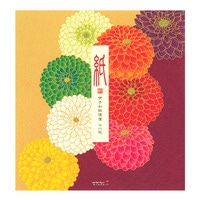 #デザインフィルミドリ(国内販売のみ） 便箋 便箋183 シルク  ポンポン菊柄 87183006