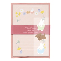 #マルアイ(国内販売のみ） レター ブルーナレターセット  ガーデンピンク ﾚ-MY15P