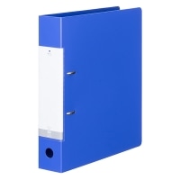 #リヒトラブ  ファイル リクエスト D型リングファイル A4 8青 G2240-8