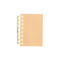 #リヒトラブ ノート オープンリングノート ミニ オレンジ N2719-4