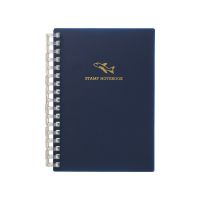 #リヒトラブ ノート スタンプノート A6 ネイビーブラック N380-11