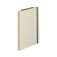 #リヒトラブ ファイリング用品 Mutual･二つ折りクリップボード A5(A4･2ツ折) アイボリー A2068-16