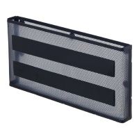 #リヒトラブ 収納用品 マグネットポケット･  横･A4 黒 A7392-24N