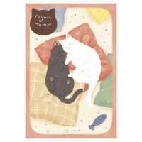 #エヌビー社 カード ポストカード･にゃんとも  ねんね 2622801