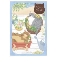 #エヌビー社 カード ポストカード･にゃんとも  はなにわ 2622804