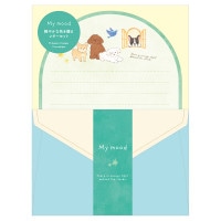 #エヌビー社 レター レターセット･Mymood B6 グリーン 1340104