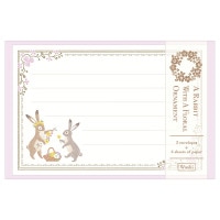 #エヌビー社 レター ミニレター･RESSA  花飾るうさぎ 4862302