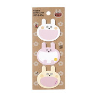 #学研ステイフル 付箋 大口付箋 ★ うさぎトリオ M03456