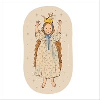 #学研ステイフル(国内販売のみ） シール くらはしれい･ステッカー 箔押加工,ラミネート,防水,UV加工 王冠 M03299