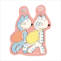 #学研ステイフル(国内販売のみ） シール 11ぴきのねこ･箔押しステッカー  2ひき DM03841