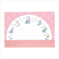 #学研ステイフル(国内販売のみ） レター 11ぴきのねこ･箔押しレターセット  ピンク D06077