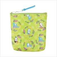 #学研ステイフル(国内販売のみ） 身辺雑貨 11ぴきのねこ･スクエアポーチ  グリーン F20802