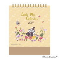 #版権(国内販売のみ） カレンダー ムーミンリトルミイカレンダー 卓上･日曜始  M08531