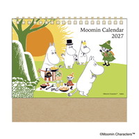 #版権(国内販売のみ） カレンダー ムーミンリングカレンダー 卓上･日曜始  M09543
