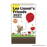 #版権(国内販売のみ） カレンダー レオ・レオニカレンダー 卓上･月曜始  M09546