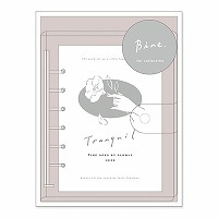 #マインドウエイブ  クリアバインダー･スライドリング Ａ６ クリア 58141