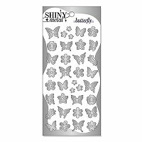 #マインドウエイブ シール シャイニーメタルステッカー  バタフライ 82624