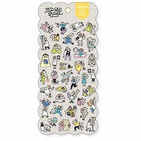 #マインドウエイブ シール コミカルライフステッカー  ビョウイン 82696