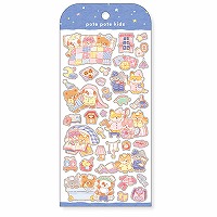 #マインドウエイブ シール ポテポテキッズシール  お泊り会 82718