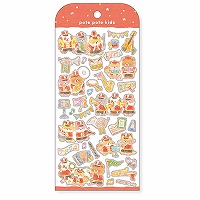 #マインドウエイブ シール ポテポテキッズシール  音楽隊 82719