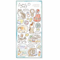 #マインドウエイブ シール ニャンコ日和ステッカー  銭湯 82919