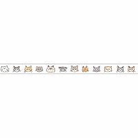 #マインドウエイブ クラフト用品 クリアテープ  ネコ 95755